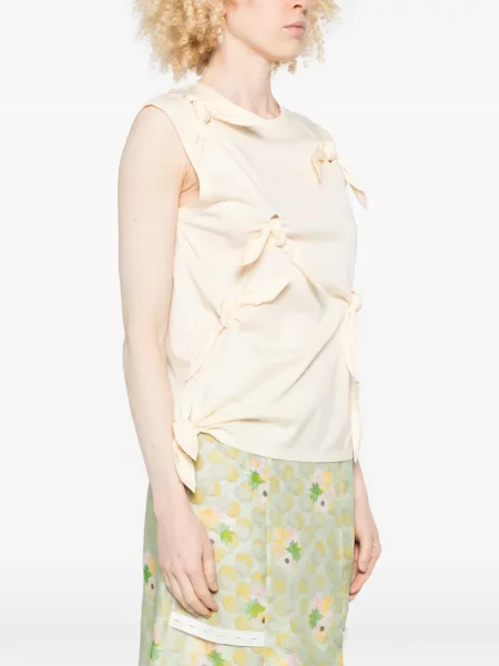 Топ Isabelle Blanche с панделка без ръкави