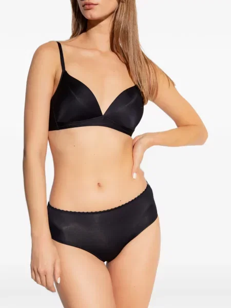 Chiloți briefs Hanro din satin negru