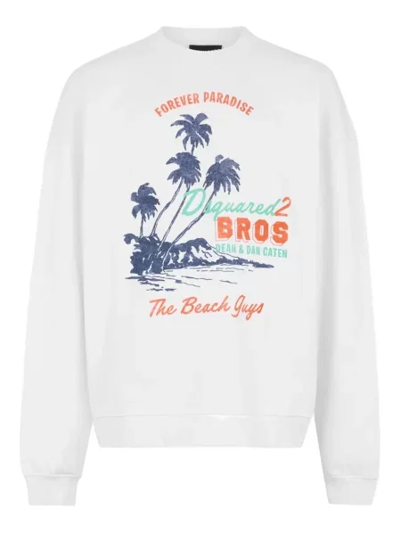 Hanorac Dsquared2 cu imagine alb