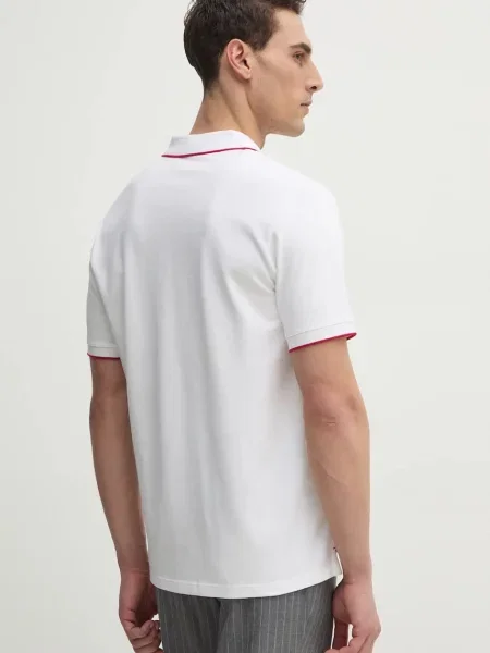 Однотонное поло Pepe Jeans белое
