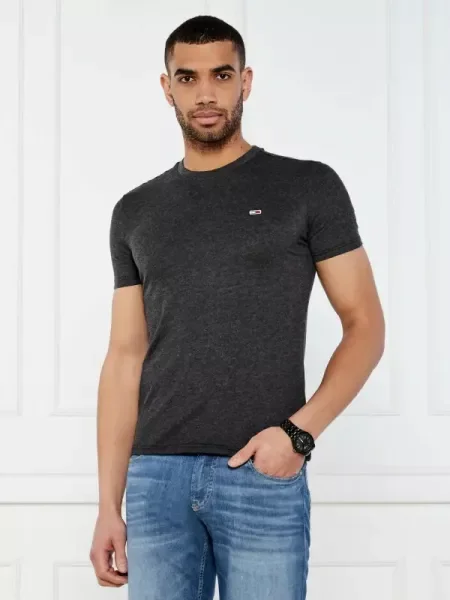 Tommy Jeans Tricou | Extra slim fit gri