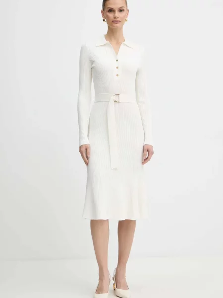 Сукня Marciano Guess AGATHE maxi розкльошена бежевий