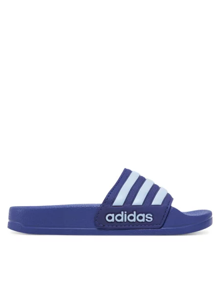 Klapki adidas niebieskie