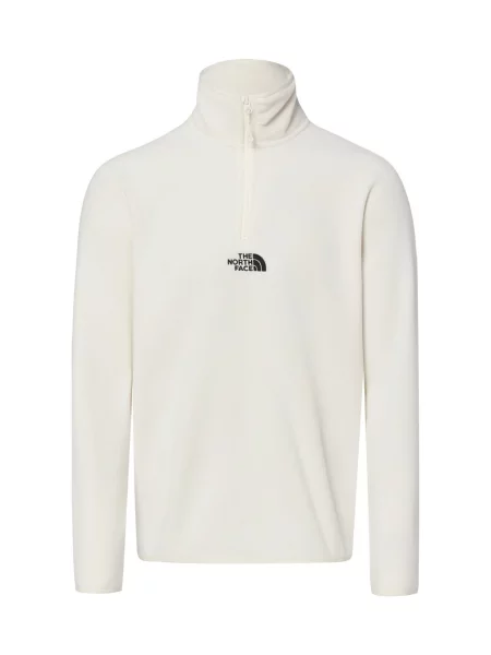 The North Face sweter polarowy typu troyer Mężczyźni S biały