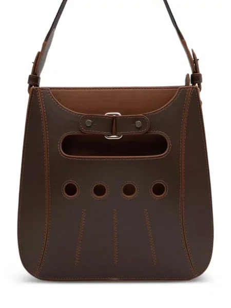 Geanta crossbody Perrin Paris din piele maro