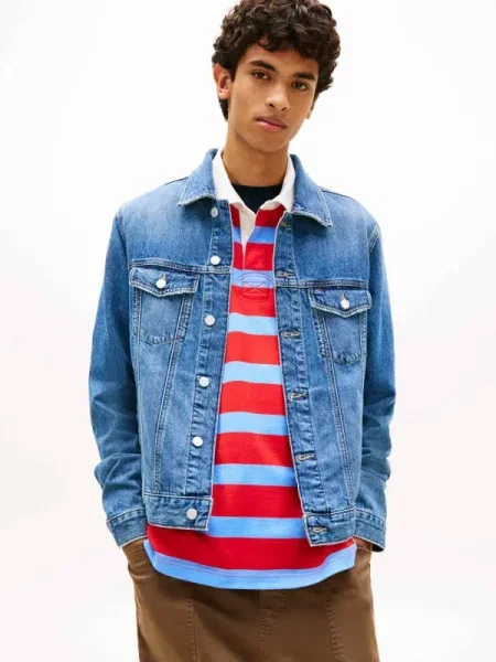 Tommy Jeans De blugi geacă Ryan albastru