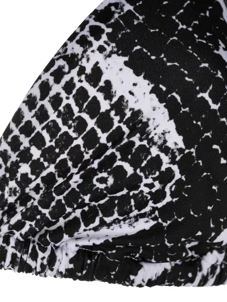 Bikini Noire Swimwear w wężowy wzór czarny