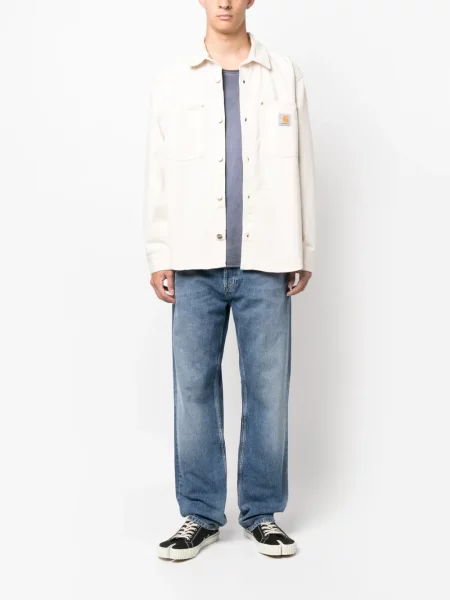 Tiesūs džinsai Carhartt Wip mėlyna