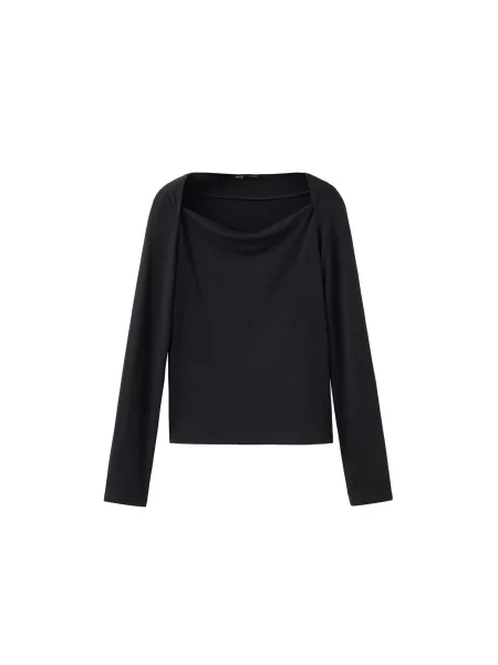 MANGO Tricou ELIA' negru