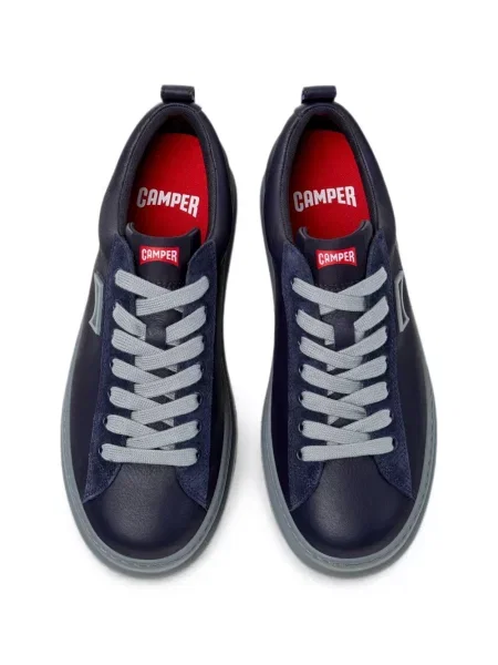 Sneakerși Camper din piele albastru