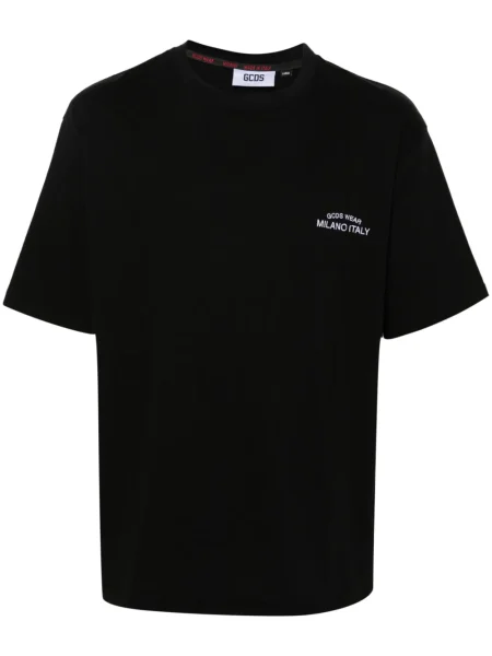Tricou Gcds cu broderie negru