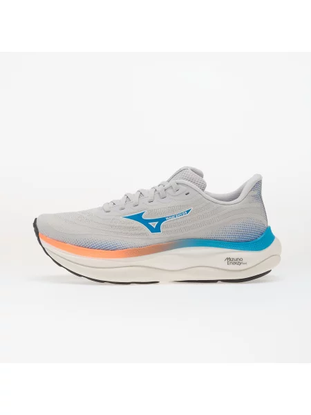 Sneakers Mizuno WAVE SKY 9 Cloudscape/ Blue Jewel/ Lava Orange EUR albastru