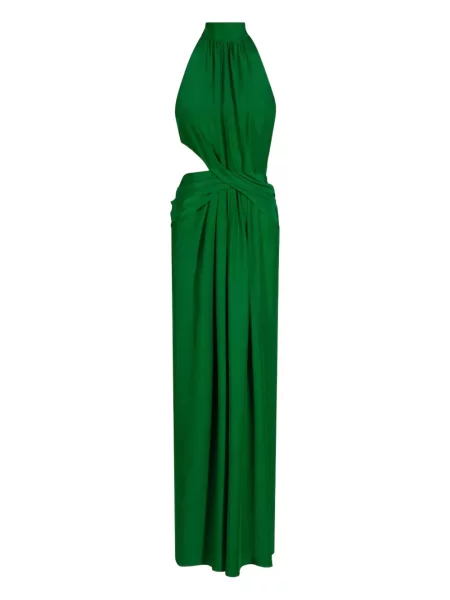 Rochie maxi Johanna Ortiz de costum verde