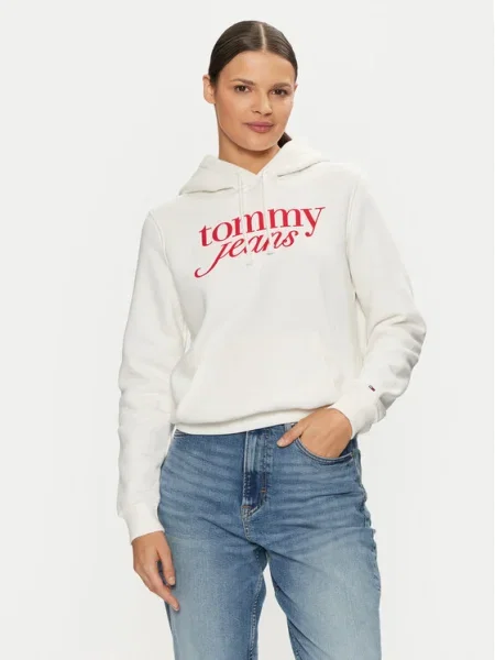 Tommy Jeans Bluză Écru