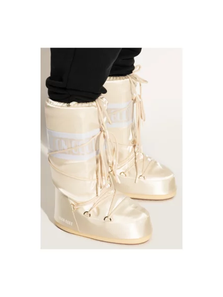 Moon Boot śniegowce MB ICON PEARLY beżowy białe