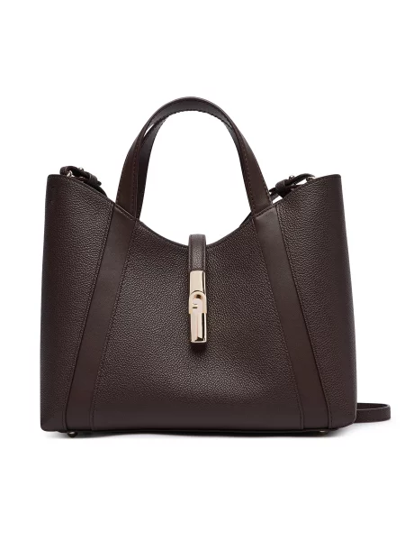 Furla Ročna torba Goccia S CN Temno rjava