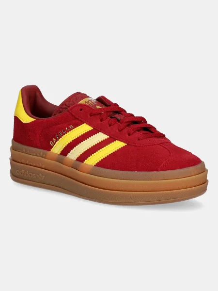 Детски маратонки adidas Originals GAZELLE BOLD червено