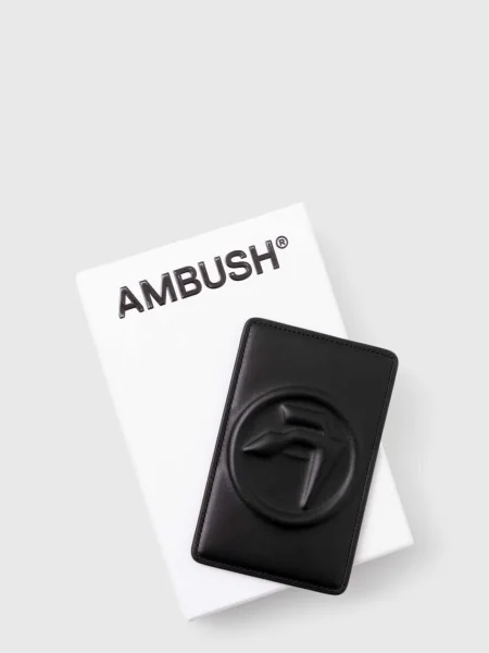 Portofel Ambush din piele negru