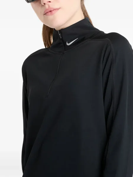 Top sport Nike din fleece plisat fără mâneci alb