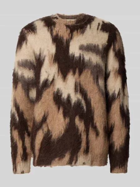 Sweter z dzianiny o kroju regular fit z domieszką wełny lana model Forrest' Les Deux