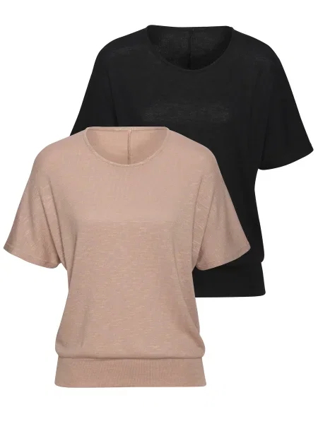 VIVANCE Tricou pielii negru