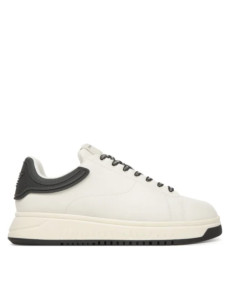 Sneakers Emporio Armani alb