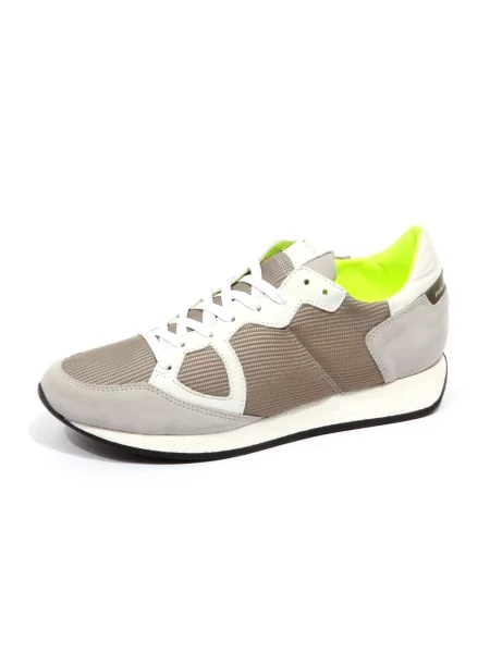 Sneakersy Philippe Model skórzane szare