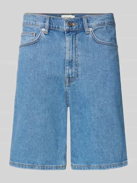 Szorty jeansowe o kroju regular fit z mieszanki bawełny model ALEX' Selected Homme niebieskie