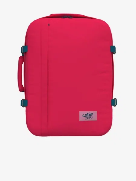 CabinZero Classic 44 l miami magenta turistický batoh červená