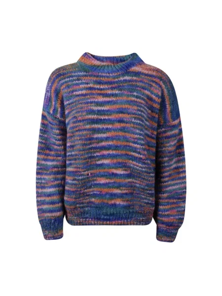 Sweter Frantic w paski z paskiem