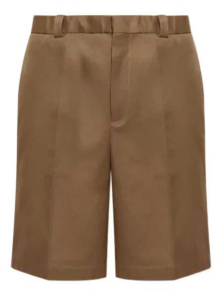 Pantaloni scurți Jil Sander maro