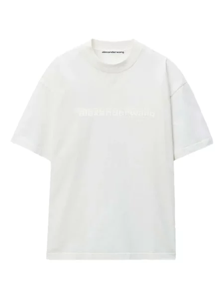 Tricou Alexander Wang cu imagine alb