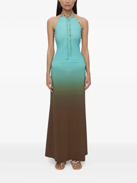 Lung rochie Christopher Esber albastru