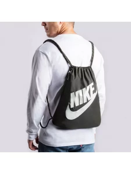 Nike Sportswear Krepšys-maišas juoda balta