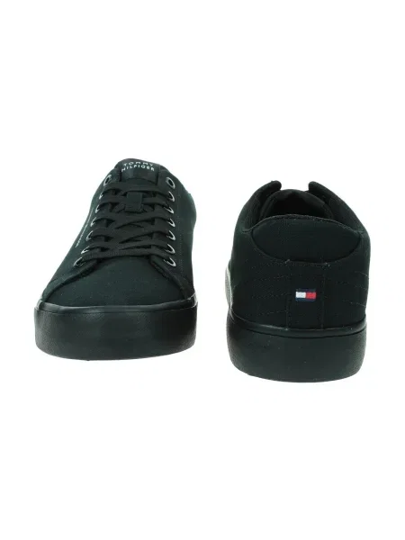 Pantofi Tommy Hilfiger din canvas negru