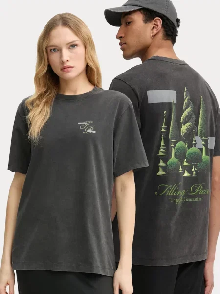 Filling Pieces Футболка Unisex Topiary Regular Fit сірий