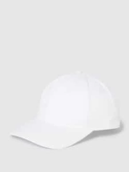 Lacoste czapka z daszkiem gładka biały
