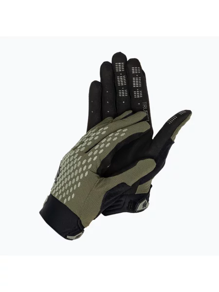 Cyklistické rukavice Fox Racing Defend olive green zelené