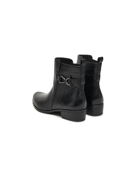 Členková obuv Caprice čierna