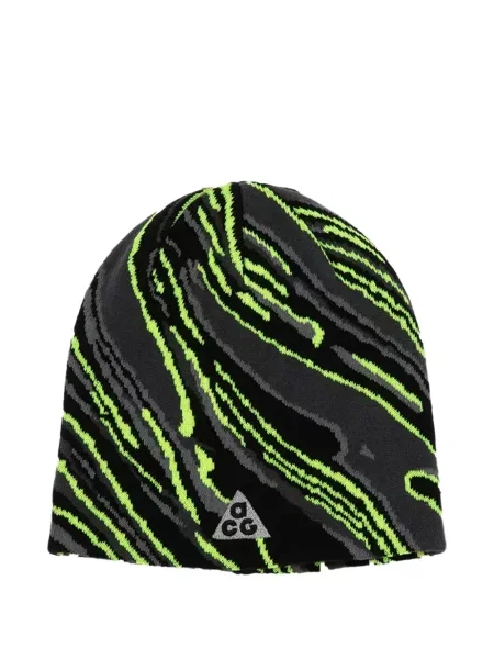 Șapcă Nike tricotate cu imagine cu decolteu rotund albastru