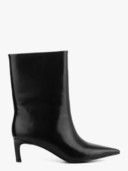 Кожаные ботильоны Leberdes черные