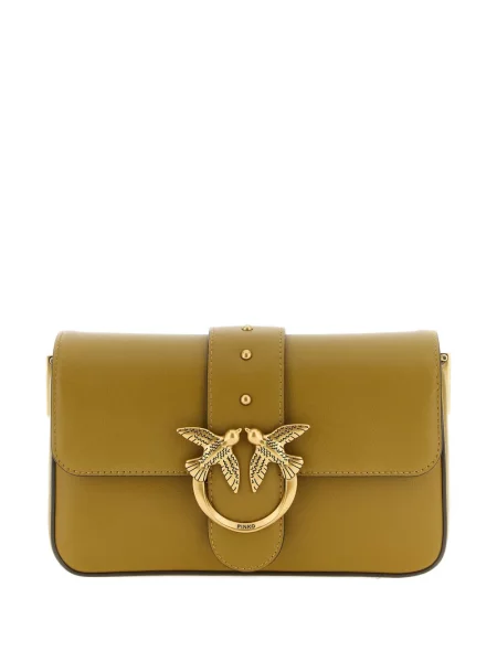 Geantă de mână Pinko clasică verde