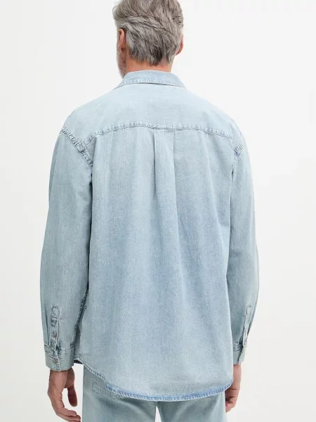 Calvin Klein Jeans koszula jeansowa niebieska