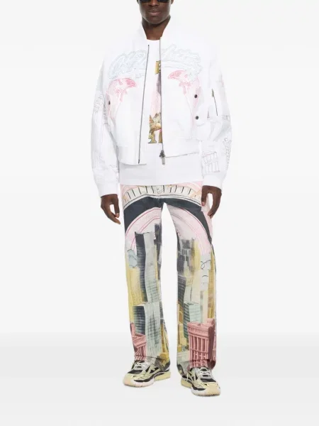 Džínsy Off-white biela