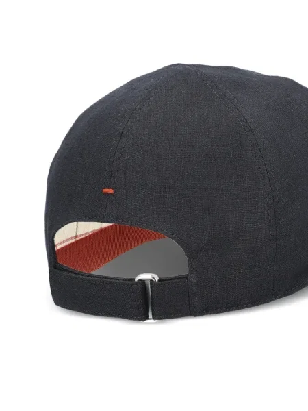 Șapcă Loro Piana cu broderie negru