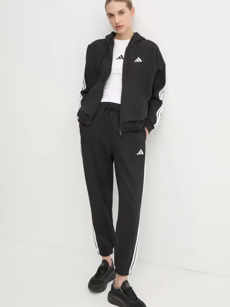 Bluza Adidas Sport W 3S Fl Fz Hd czarna