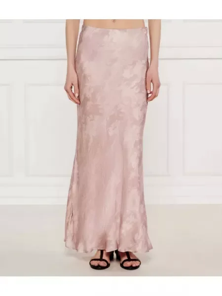 Pinko De satin fustă Hokkano roz