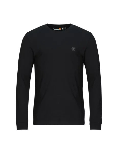 Majica z dolgimi rokavi Timberland črna