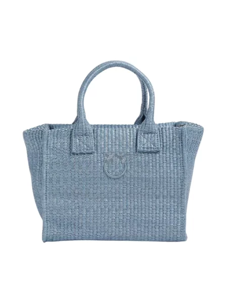 PINKO Torebki Kobieta ONE SIZE Plażowa Mini Torba na Zakupy niebieski