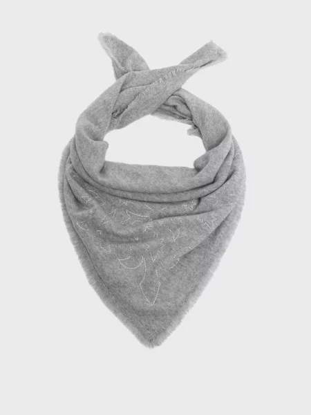 Страз шарф Zadig&voltaire сірий